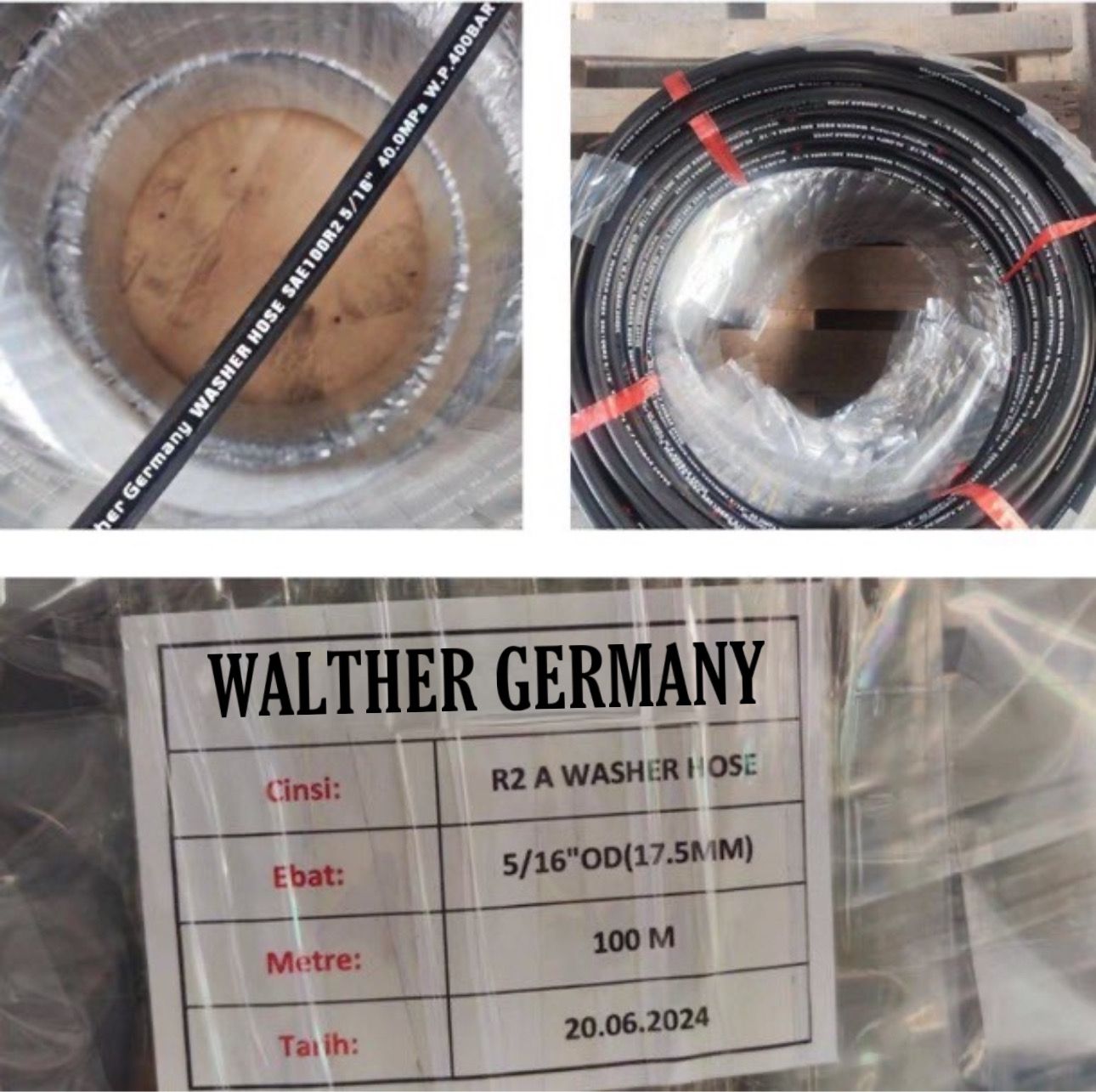 5/16 R2 WASHER HOSE WALTHER GERMANY